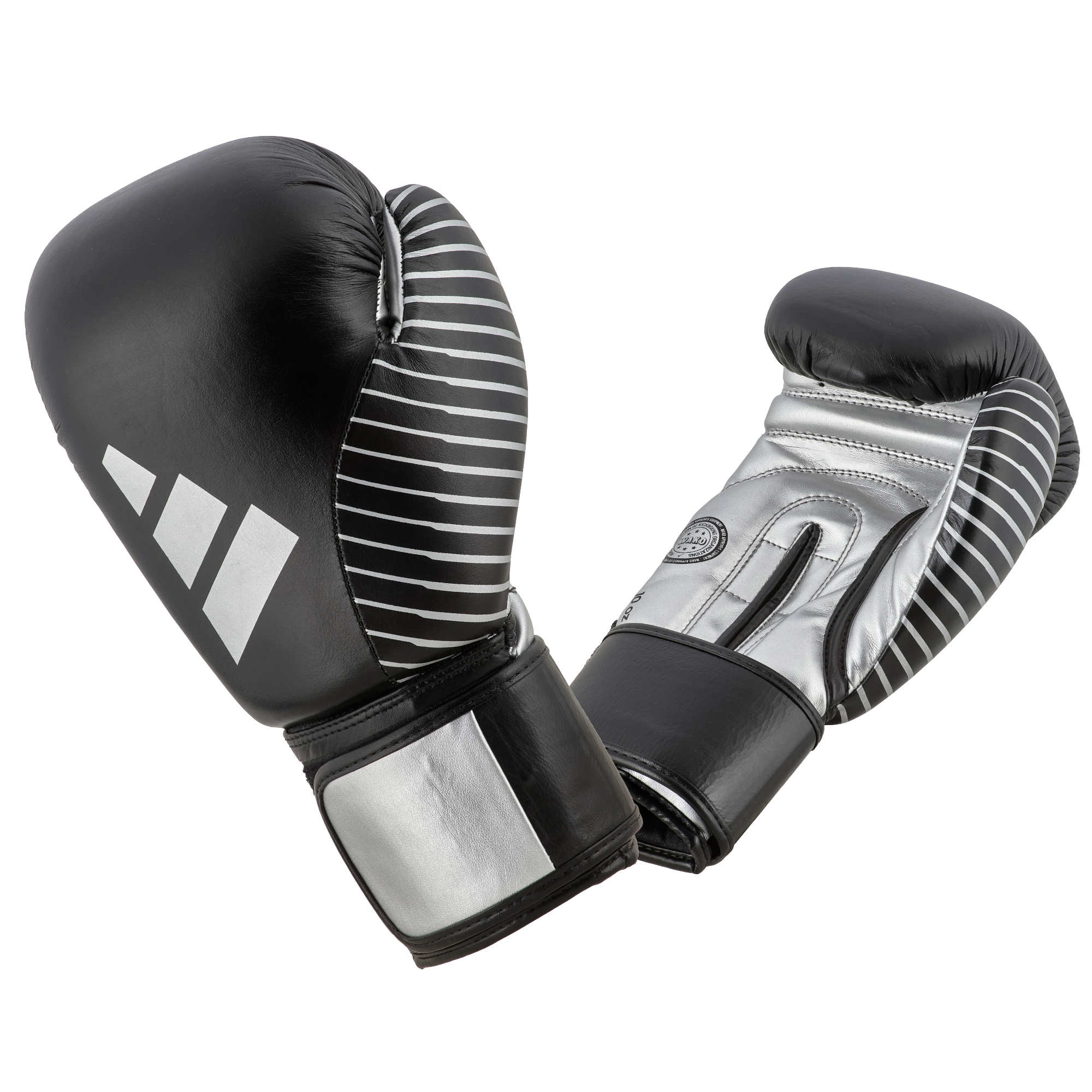 adidas kickboxing competition glove black silver adiKBWKF200